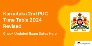 Karnataka 2nd PUC Time Table 2024 Revised; Check Updated Exam Dates Here